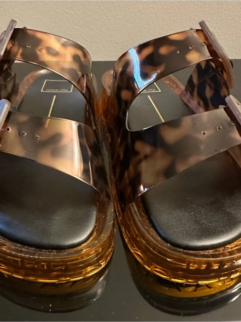 Dolce Vita Tortoiseshell Buckle Sandal
